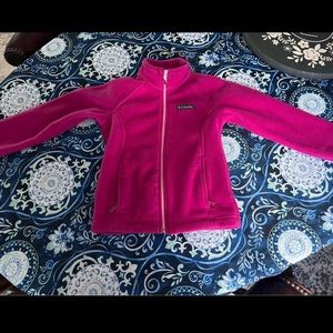 Girls Columbia fleece size Small (7/8)